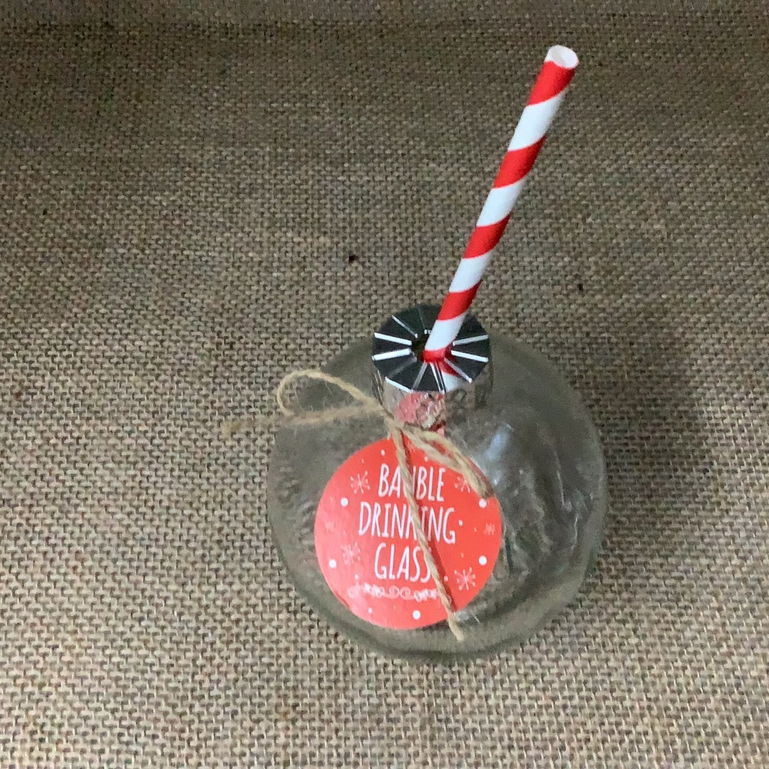 Bauble Drinking Glass