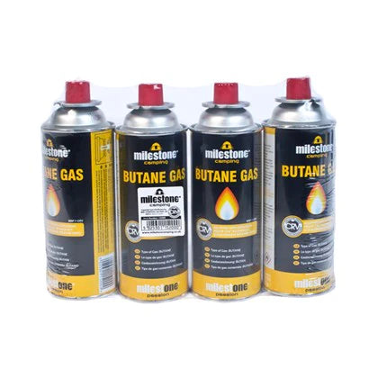 Milestone 4 Pack Refill Gas Canisters 220g