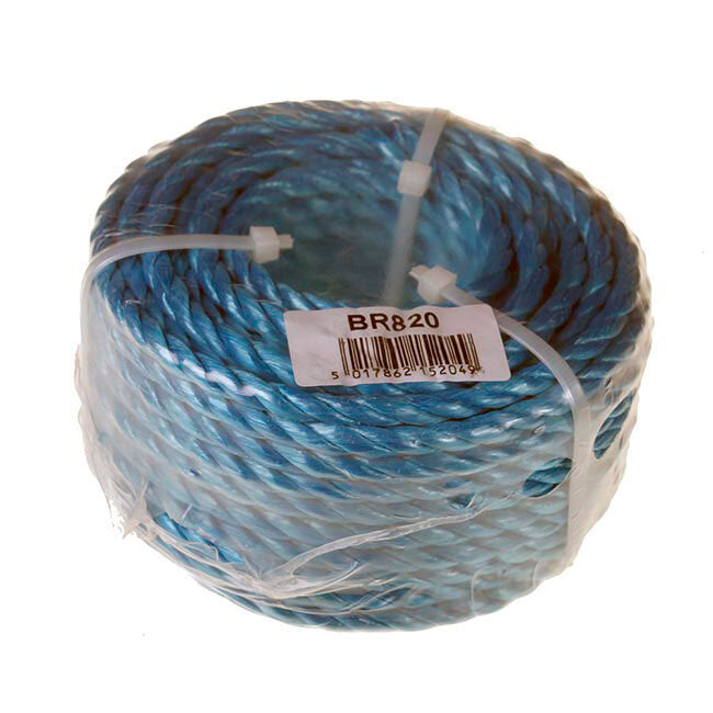 Gladiator 8mm Blue Polypropylene Rope 20m