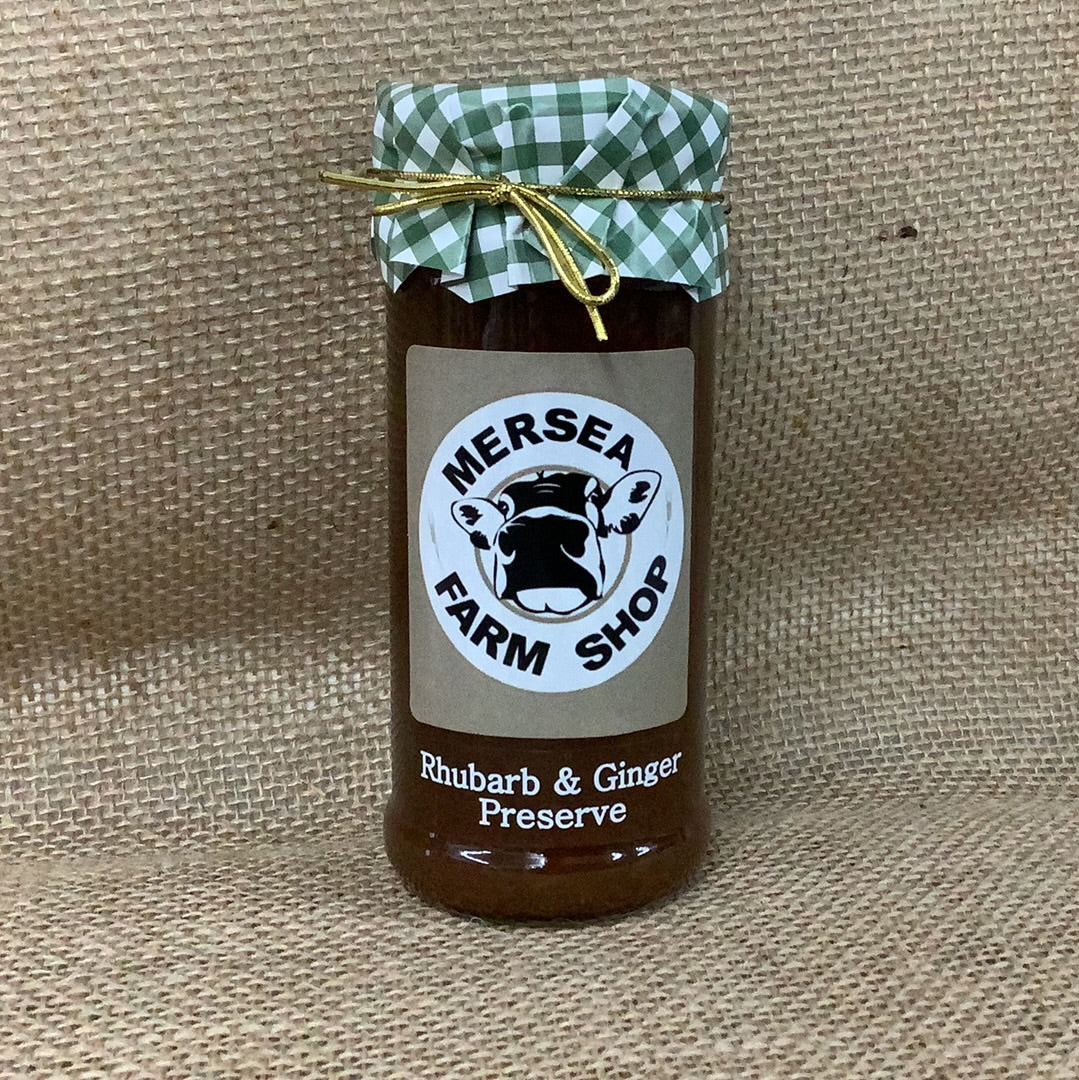 Mersea Farm Shop, Rhubarb & Ginger Preserve 340g