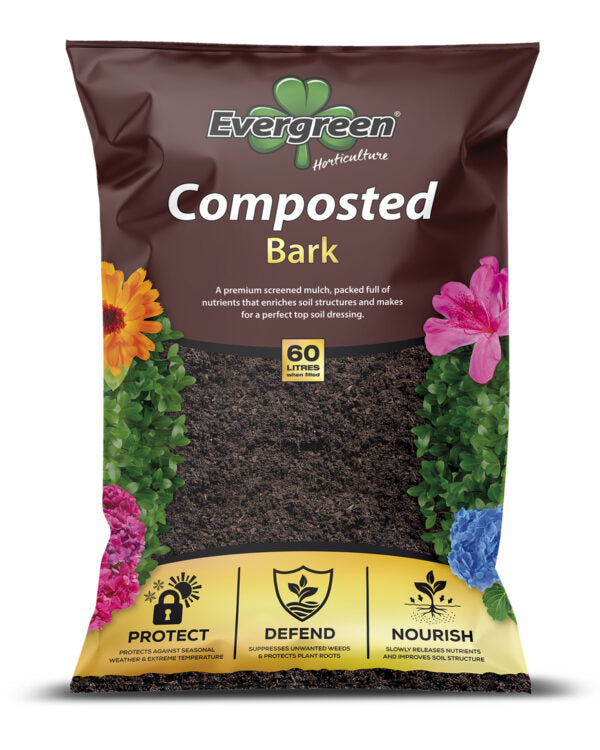 Evergreen Composted Bark 60L