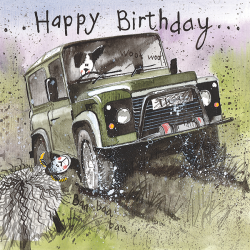 Alex Clark "Off Roading" Card (Happy Birthday)