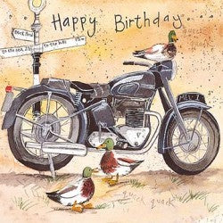 Alex Clark "Motorcycle" Card (Happy Birthday)