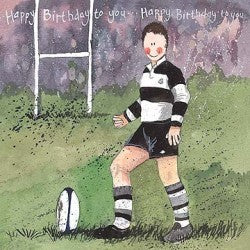 Alex Clark "Rugby" Card (Happy Birthday)