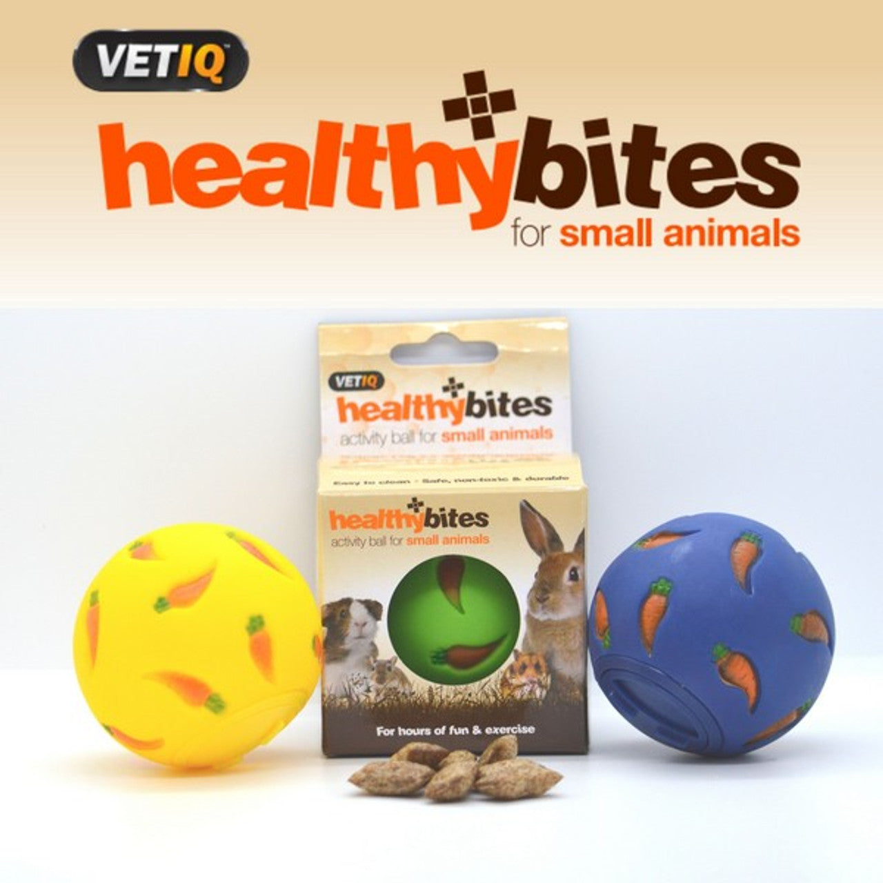 VETIQ Healthy Bites Small Pet Activity Ball