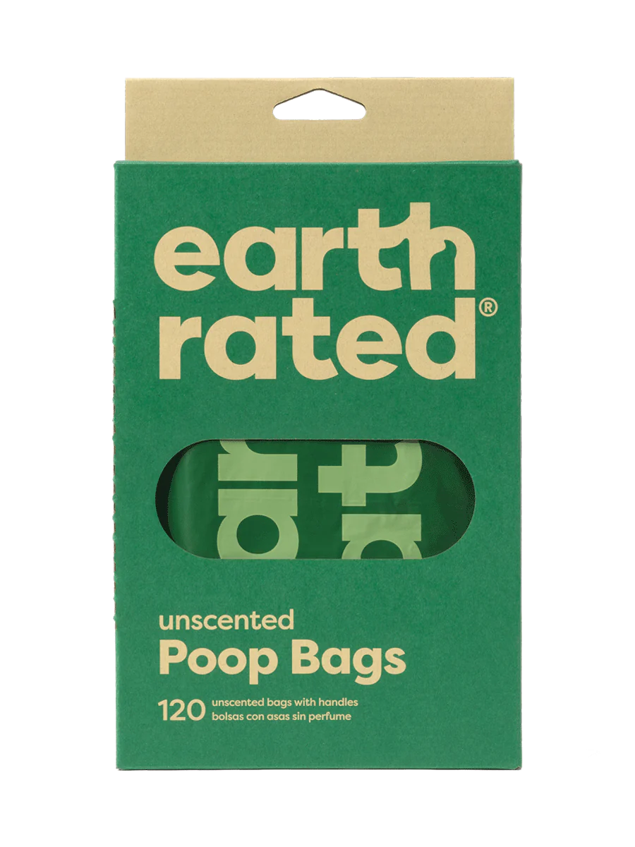 Earth Rated Poo Bags Handled Unscented x120