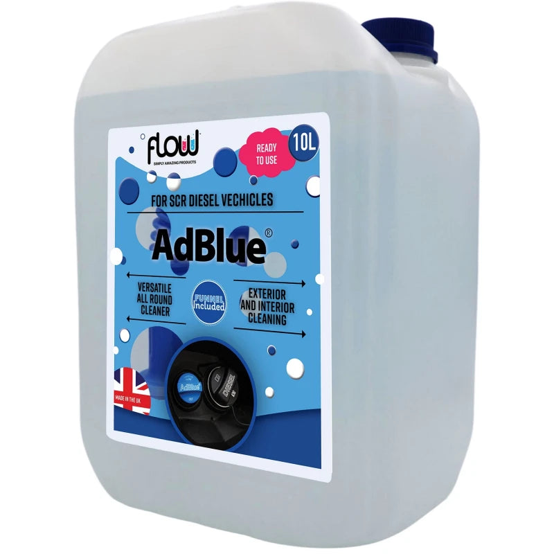 Flow AdBlue For Diesel Vehicles Ready To Use With Nozzle 10L