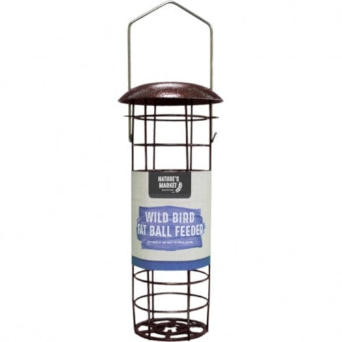 Natures Market Hammertone Finish Wild Bird Suet Ball Feeder