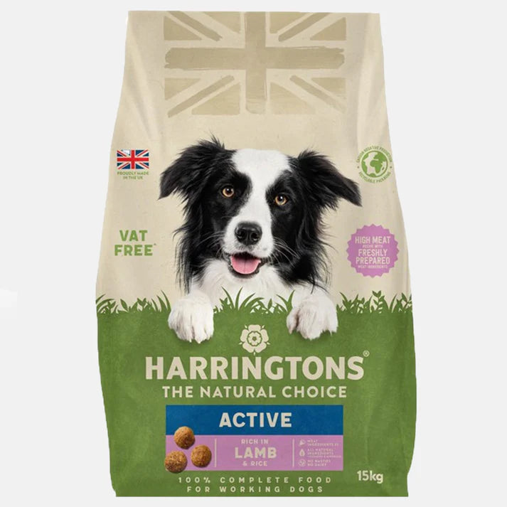 Harringtons Active Lamb & Rice Dry Adult Dog Food 15kg