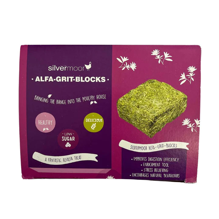 Silvermoor Alfa Grit Chicken Treat Block 900g