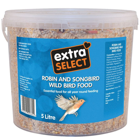 Extra Select Robin & Songbird Bucket 5Ltr