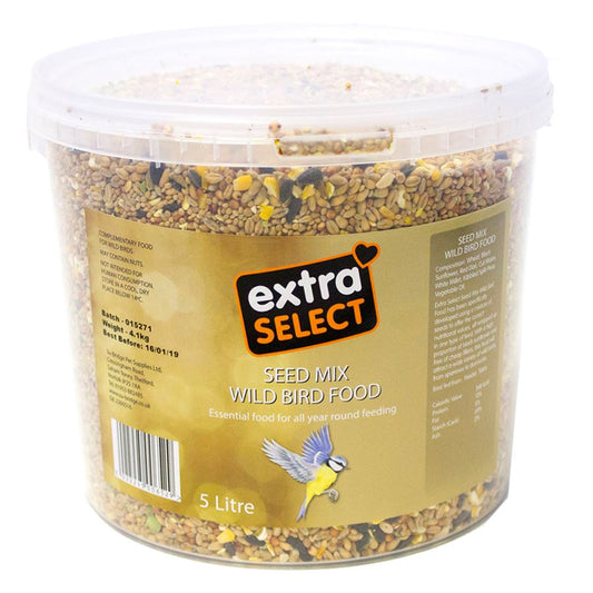 Extra Select Wild Bird Seed Mix Bucket 5Ltr