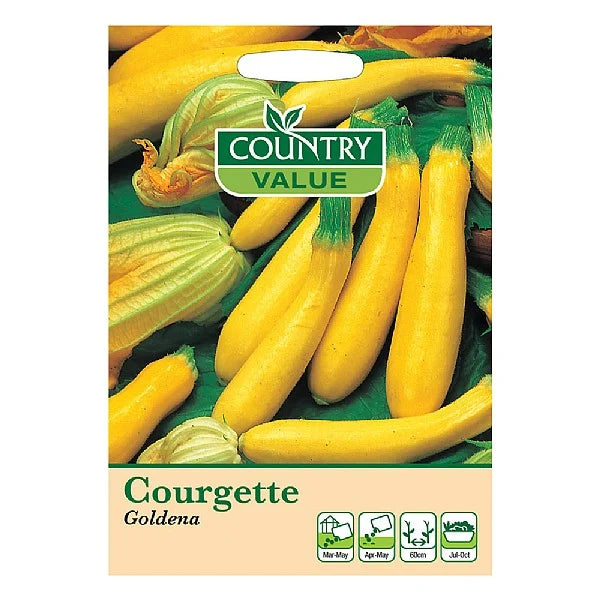 Goldena Courgette Seeds, Country Value