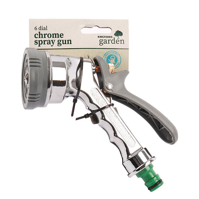 Kingfisher 6 Dial Chrome Plated Spray Gun