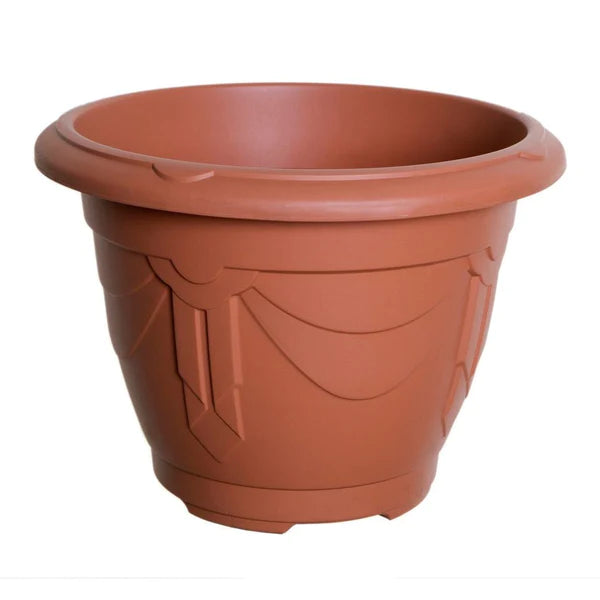 Whitefurze 43cm Venetian Round Plant Pot