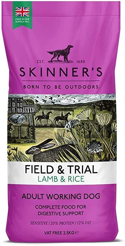 Field & Trial Lamb and Rice, 2.5kg, Skinner's