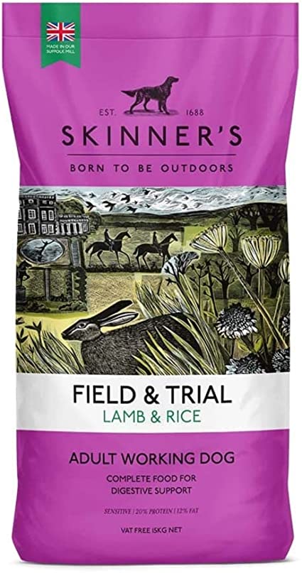 Field & Trial Lamb and Rice, 15kg, Skinner’s