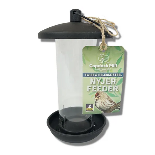 Copdock Mill Niger Seed Metal Bird Feeder With Tray