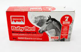 Rockies, Baby Red Mineralised Salt Lick 2kg