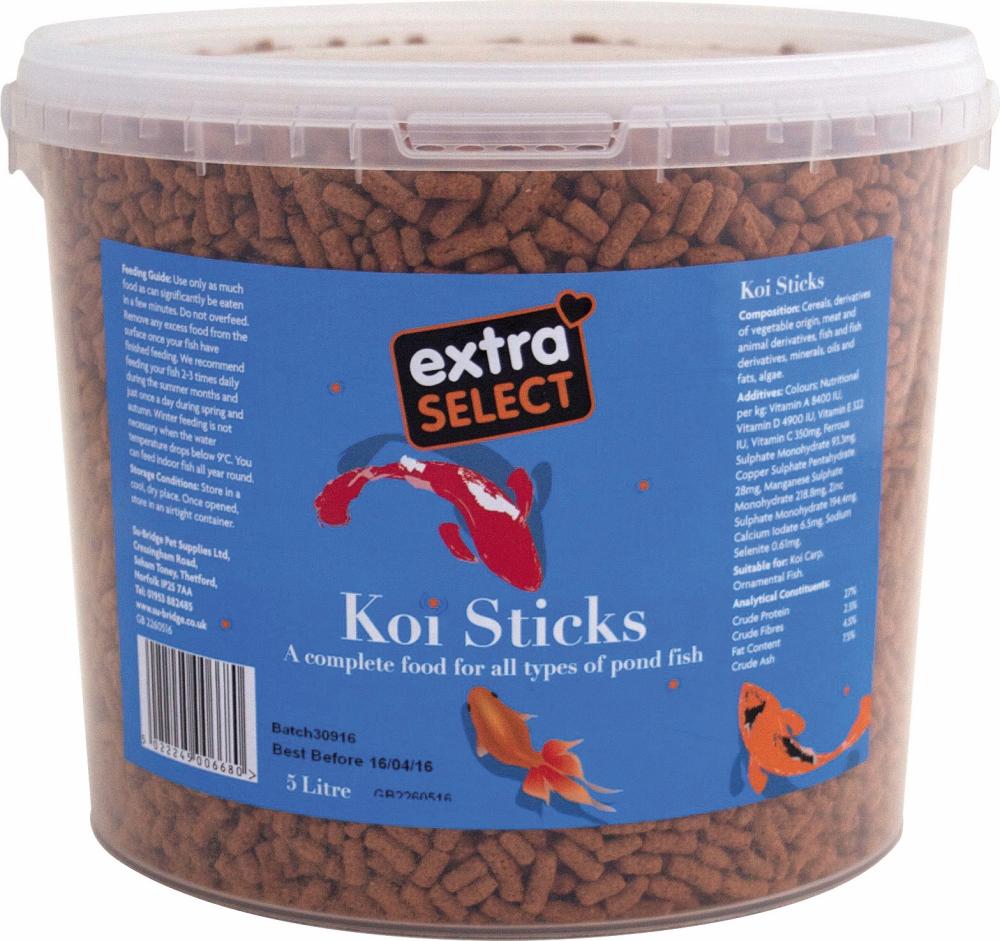 Extra Select Koi Sticks 5Ltr