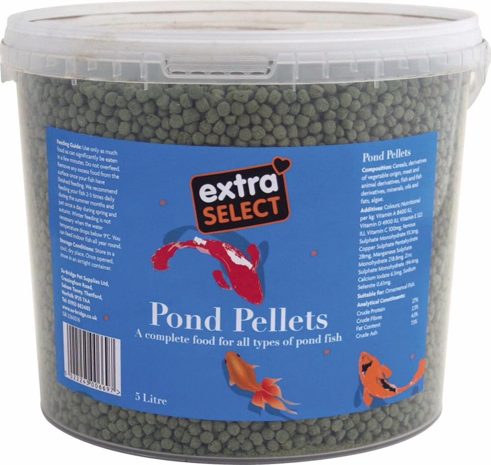 Extra Select Pond Pellets 5Ltr