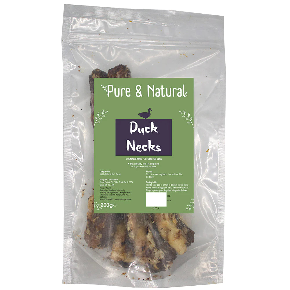 Pure & Natural, Duck Necks 200g