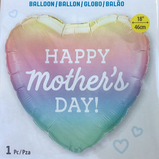 Happy Mothers Day Foil Helium Balloon