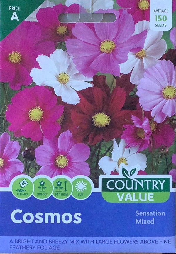 Cosmos Seeds, Sensation mixed. Country Value