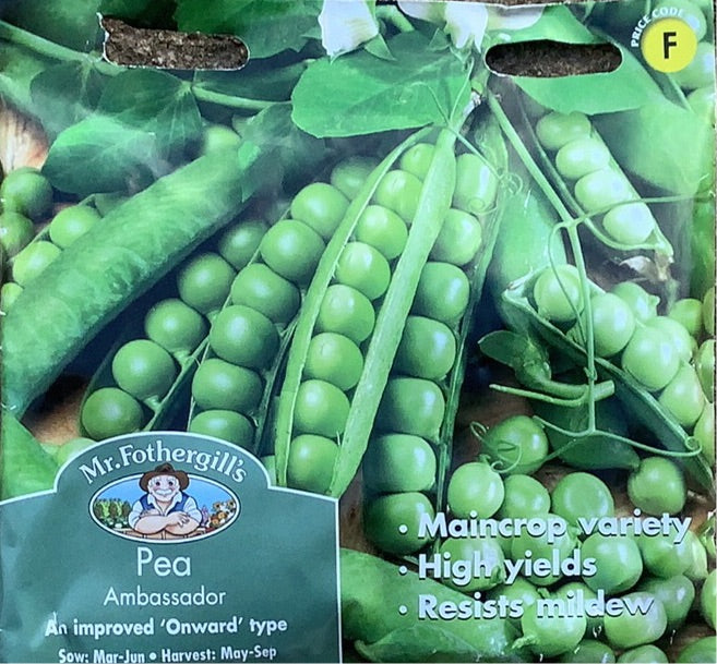 Pea Ambassador Mr. Fothergills