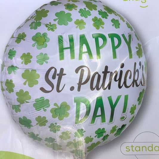 Happy St Patrick’s Day Foil Helium Balloon