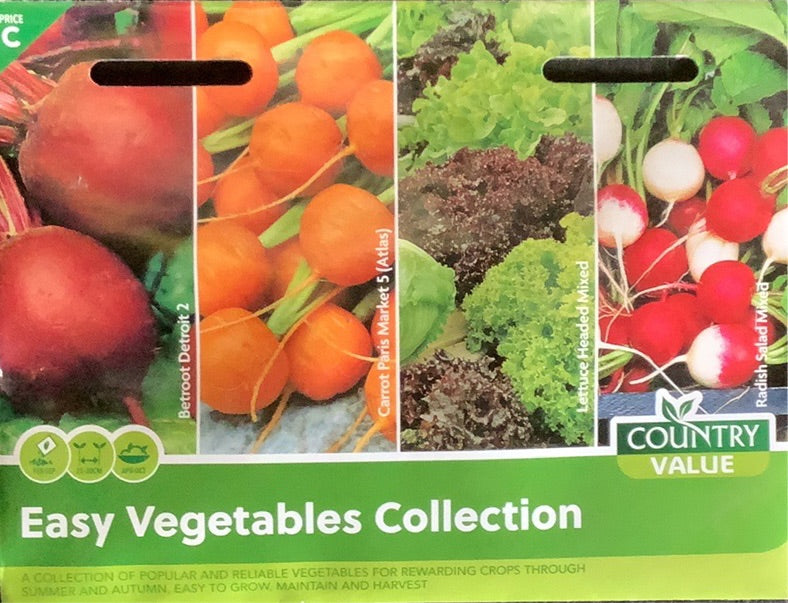 Easy Vegetables Seed Collection, Country Value