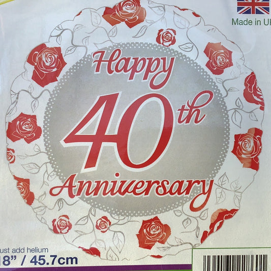 40th Anniversary Balloon