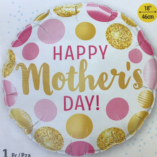 Happy Mothers Day Foil Helium Balloon