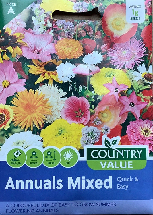 Annuals Mixed Seeds, Country Value