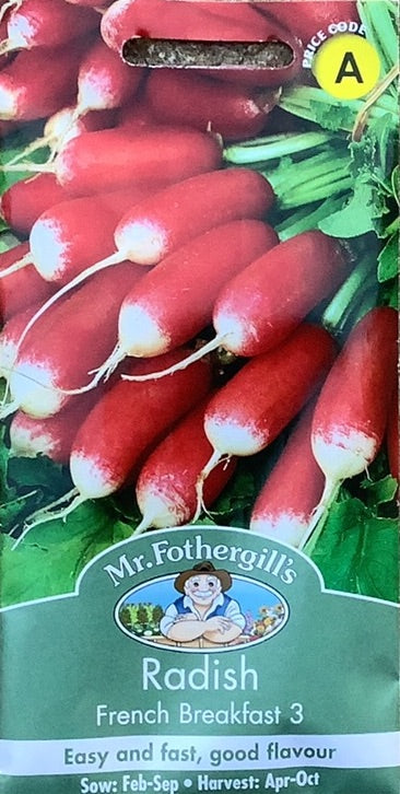 Radish French Breakfast 3 Mr. Fothergills