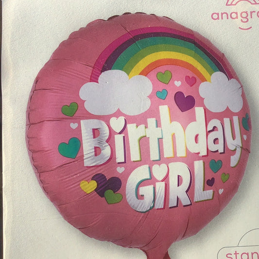 Birthday Girl Foil Helium Balloon