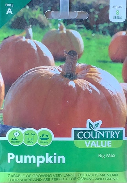 Big Max Pumpkin Seeds, Country Value