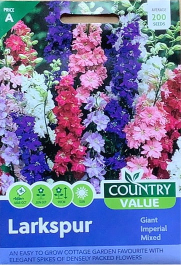 Larkspur Seeds, Country Value