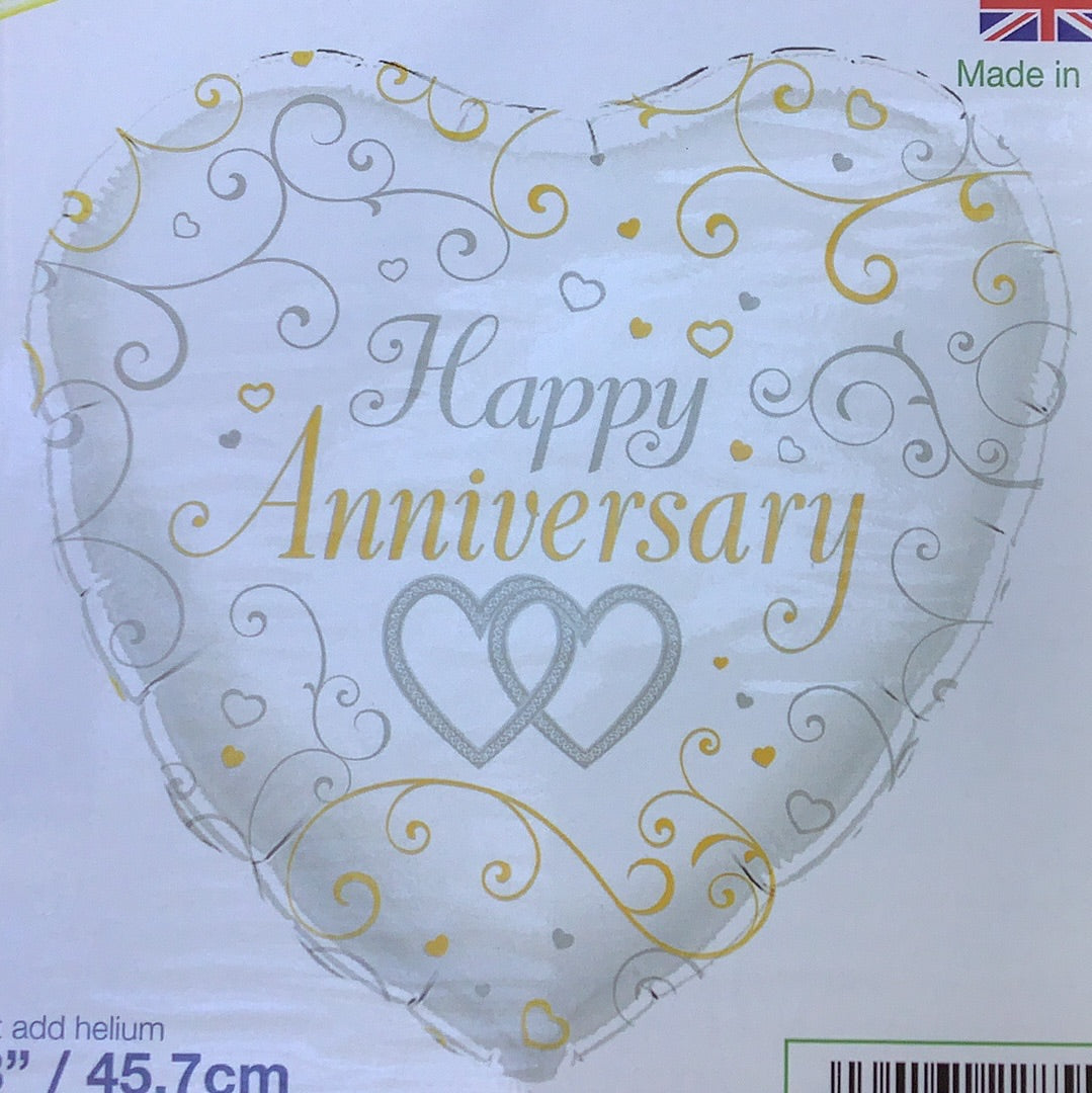 Happy Anniversary Foil Balloon