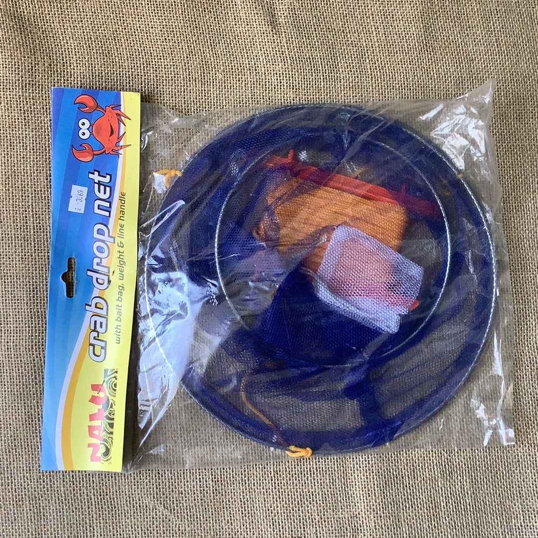 Nalu Crab Drop Net With Bait bag Weight Line Handle