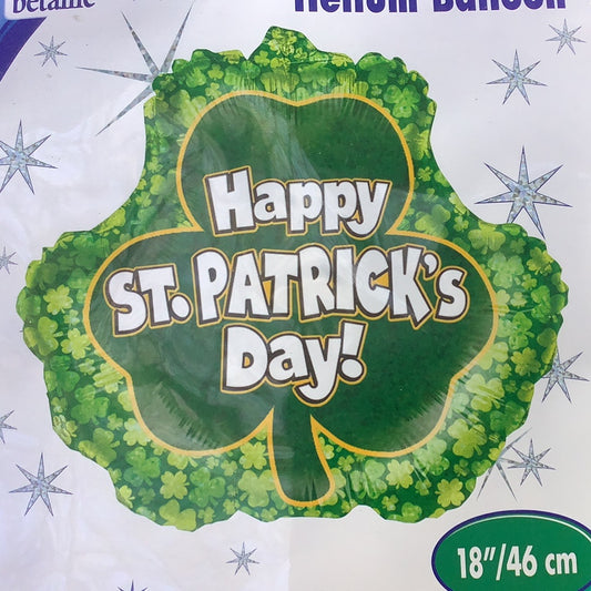 Happy St Patrick's Day Foil Helium Balloon