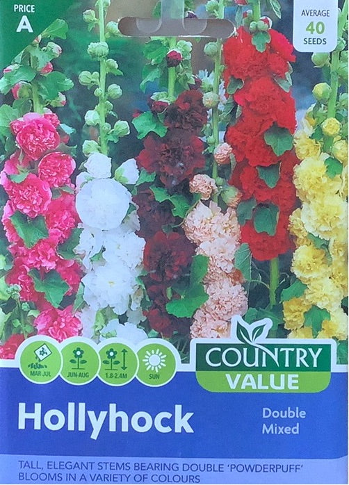 Hollyhock Seeds, Country Value