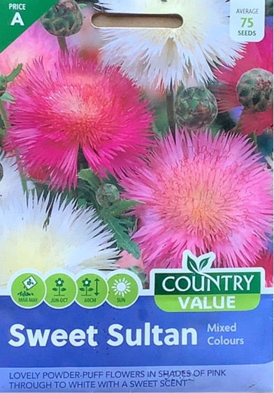 Sweet Sultan Seeds, Country Value