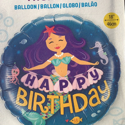 Happy Birthday Foil Helium Balloon