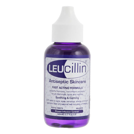 Leucillin Non Toxic Antiseptic Animal Skin Dropper 50ml