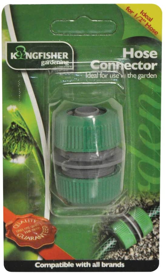 604CP Hose Connector, 1/2", Kingfisher