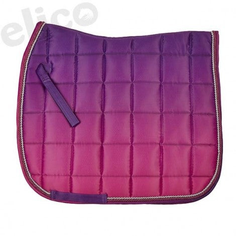 Elico, Newington Saddle Pad -Purple/Pink