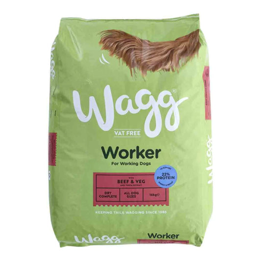 Adult Complete Worker with Beef & Veg 12kg, Wagg