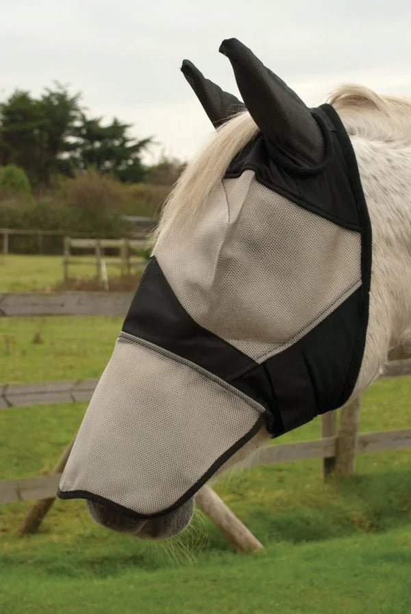 Rhinegold, Fly Mask. Full Mask With Ears And Nose